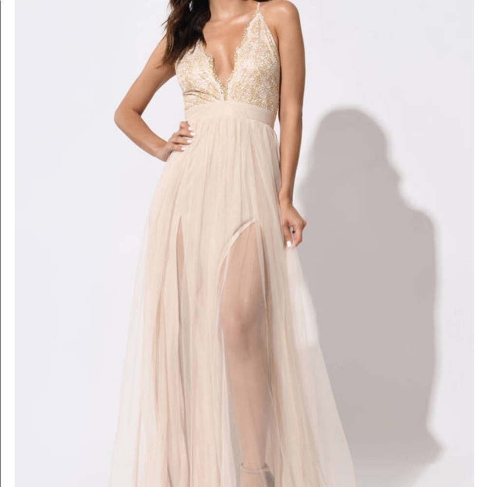 Mesh Maxi Dress